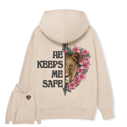 Freeleaf Wild at Heart Love Untamed Unisex Back-printed Hoodie