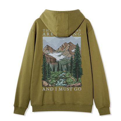 Freeleaf The Mountains Are Calling Unisex Fleece Full-Zip Hoodie