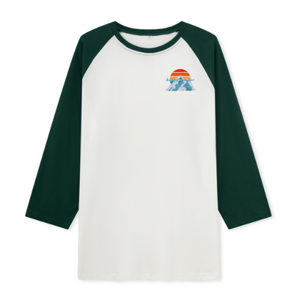 Happy Camper Raglan Long Sleeve Top