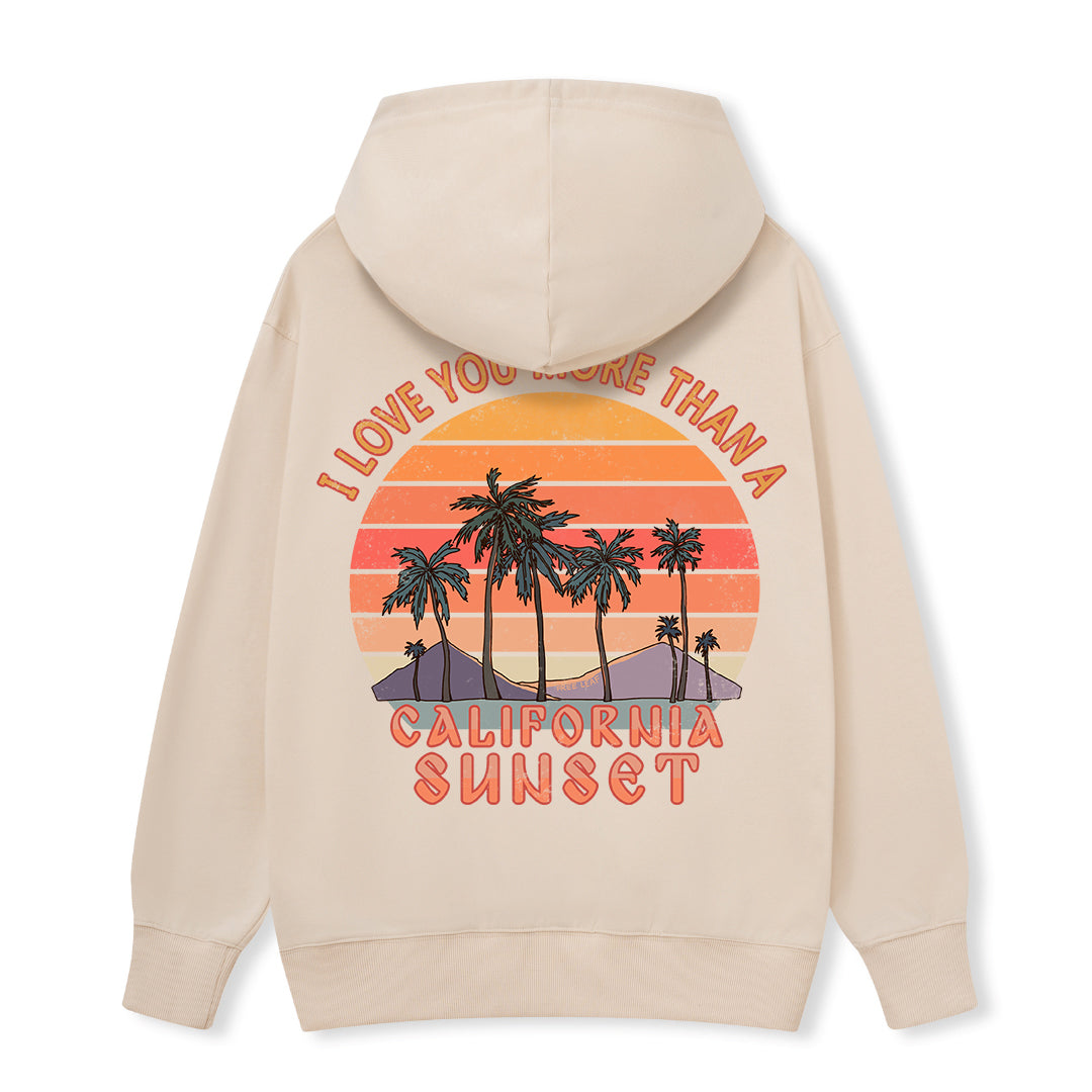 Freeleaf Sunset Reverie Unisex Back-printed Hoodie