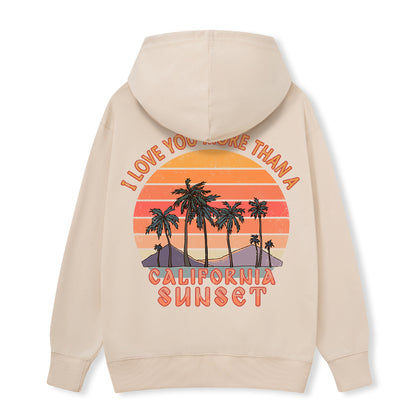 Freeleaf Sunset Reverie Unisex Back-printed Hoodie
