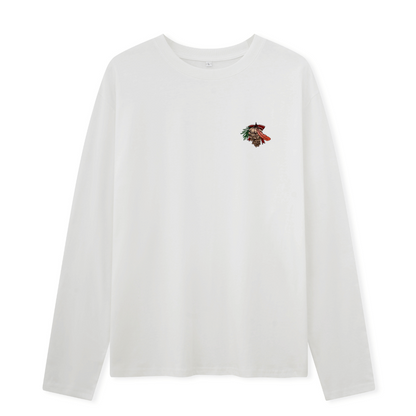 Christmas Cardinal Long Sleeve Top