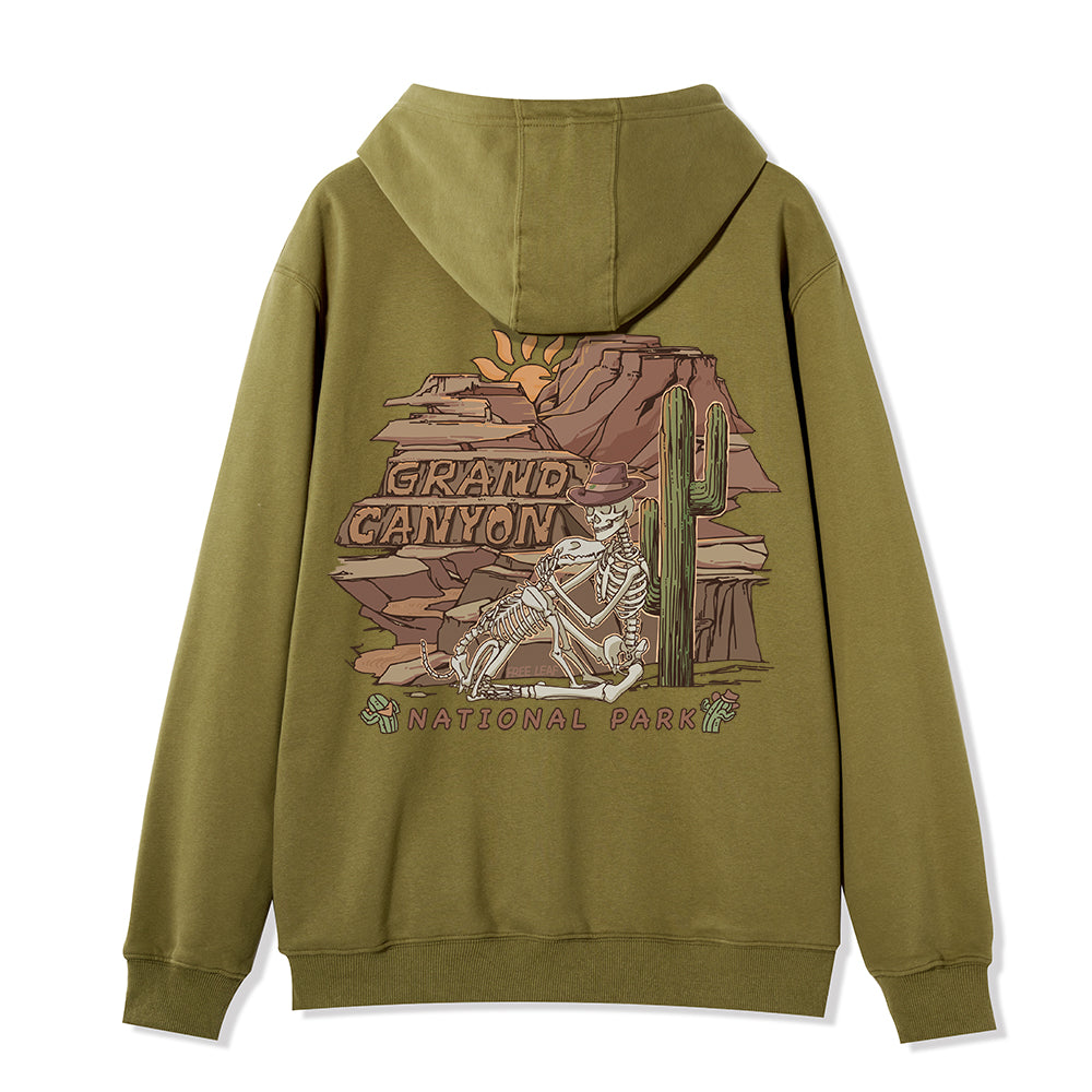 Freeleaf Grand Canyon National Park  Unisex Nature Inspired Fleece Full-Zip Hoodie
