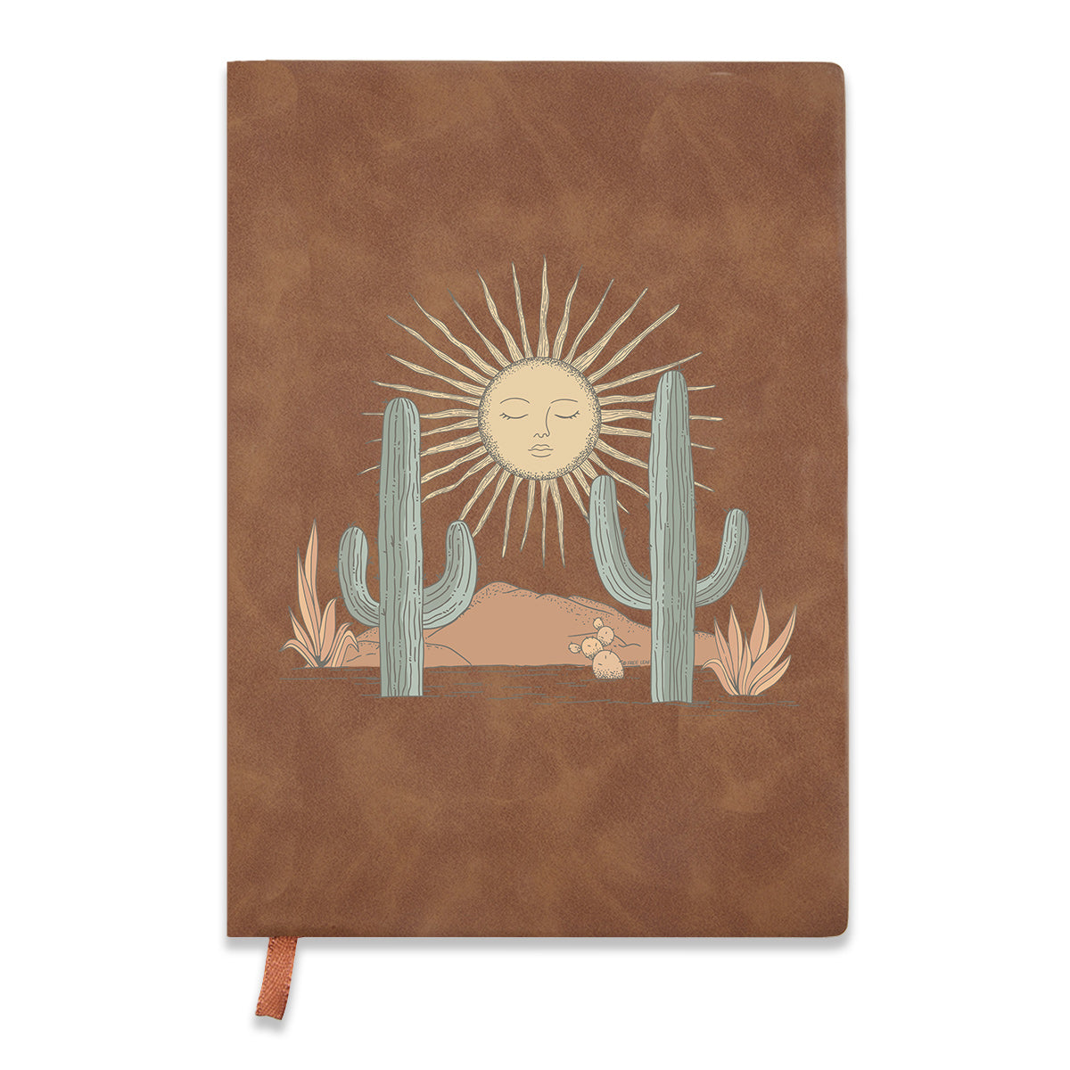 Freeleaf Saguaro National Park Leather Journal Notebook