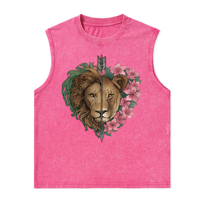 Freeleaf Wild at Heart Nature Inspired Unisex Washed Tank Tops