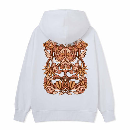 Spring Butterfly Back-printed Hoodie