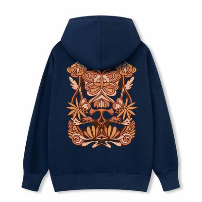 Spring Butterfly Back-printed Hoodie