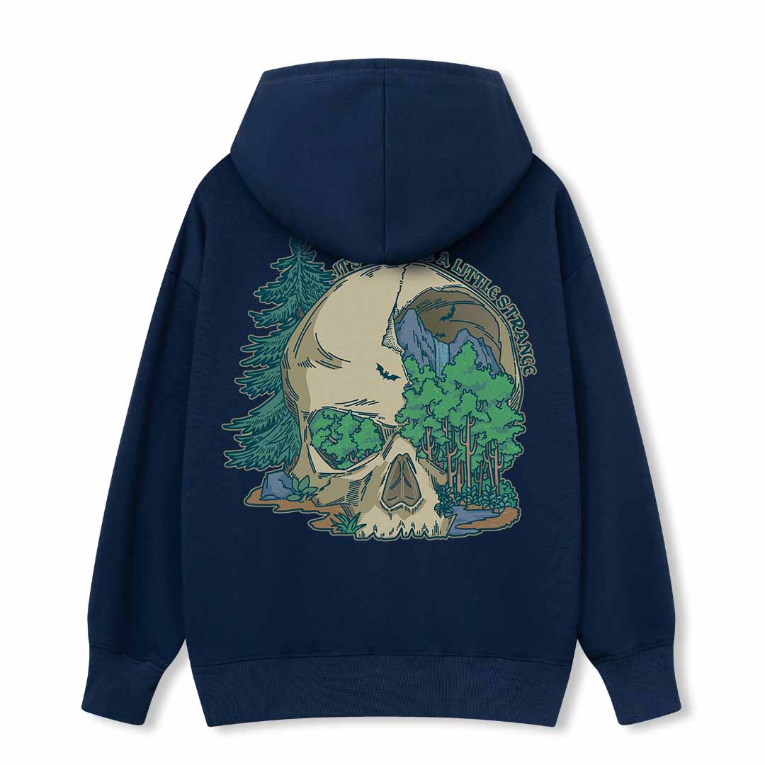 Skull Mountain Back-printed Hoodie