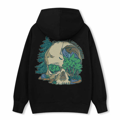 Skull Mountain Back-printed Hoodie