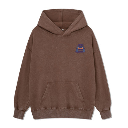 Go Hiking With Music Washed Hoodie