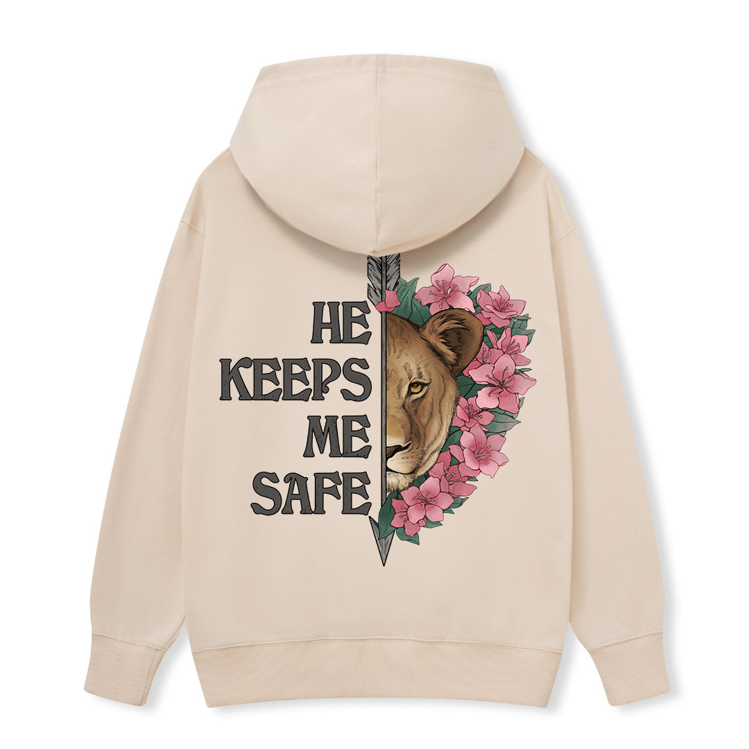 Freeleaf Wild at Heart Love Untamed Unisex Back-printed Hoodie