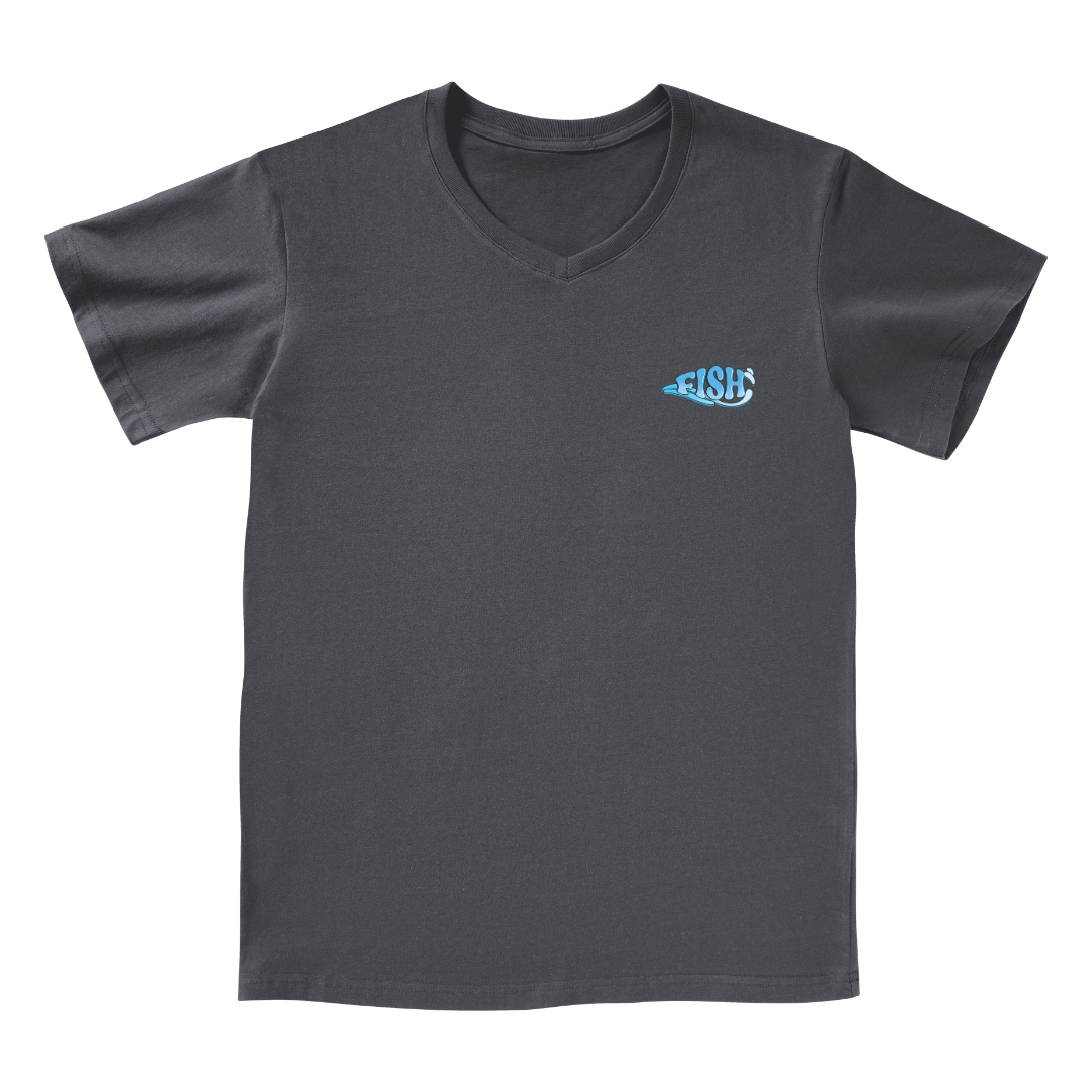 Born To Fish V-neck Tee