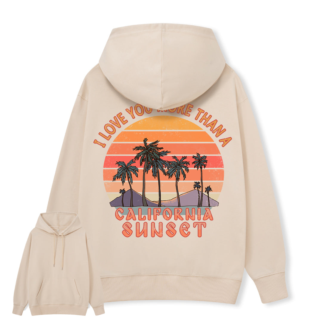 Freeleaf Sunset Reverie Unisex Back-printed Hoodie