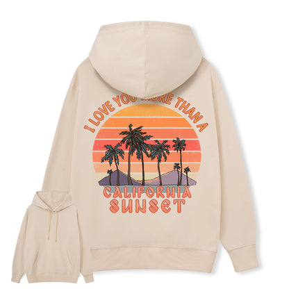 Freeleaf Sunset Reverie Unisex Back-printed Hoodie
