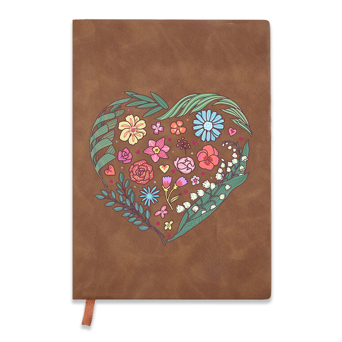Freeleaf Love's Symphony Vintage Leather Journal Notebook