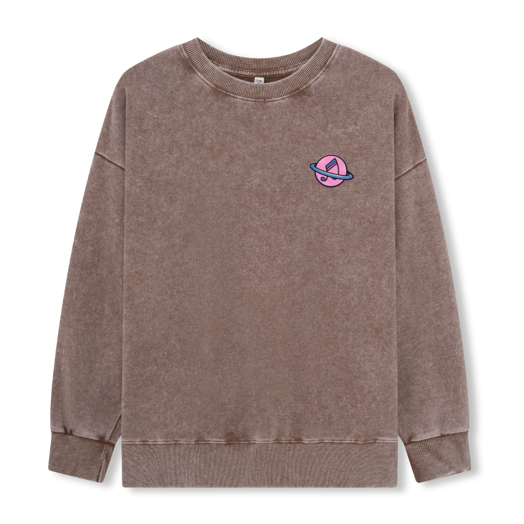 On A Dark Desert Highway Washed Sweatshirt
