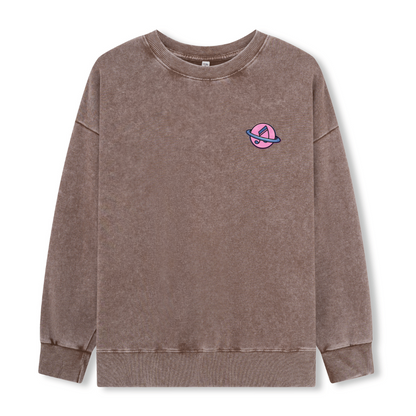 On A Dark Desert Highway Washed Sweatshirt