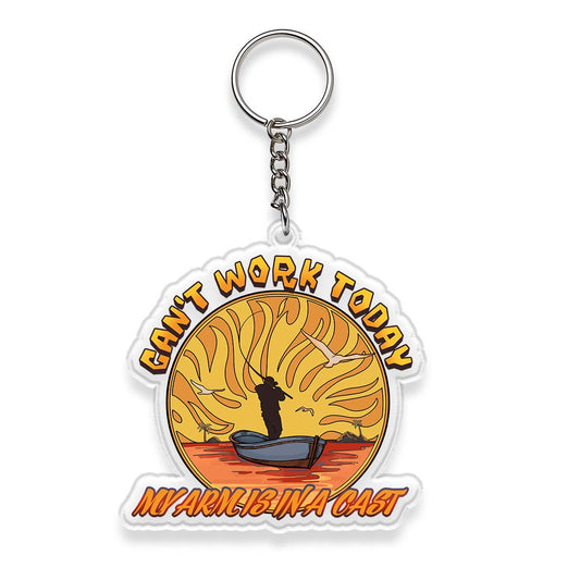 Can't Work Today Double-Sided Acrylic Keychain