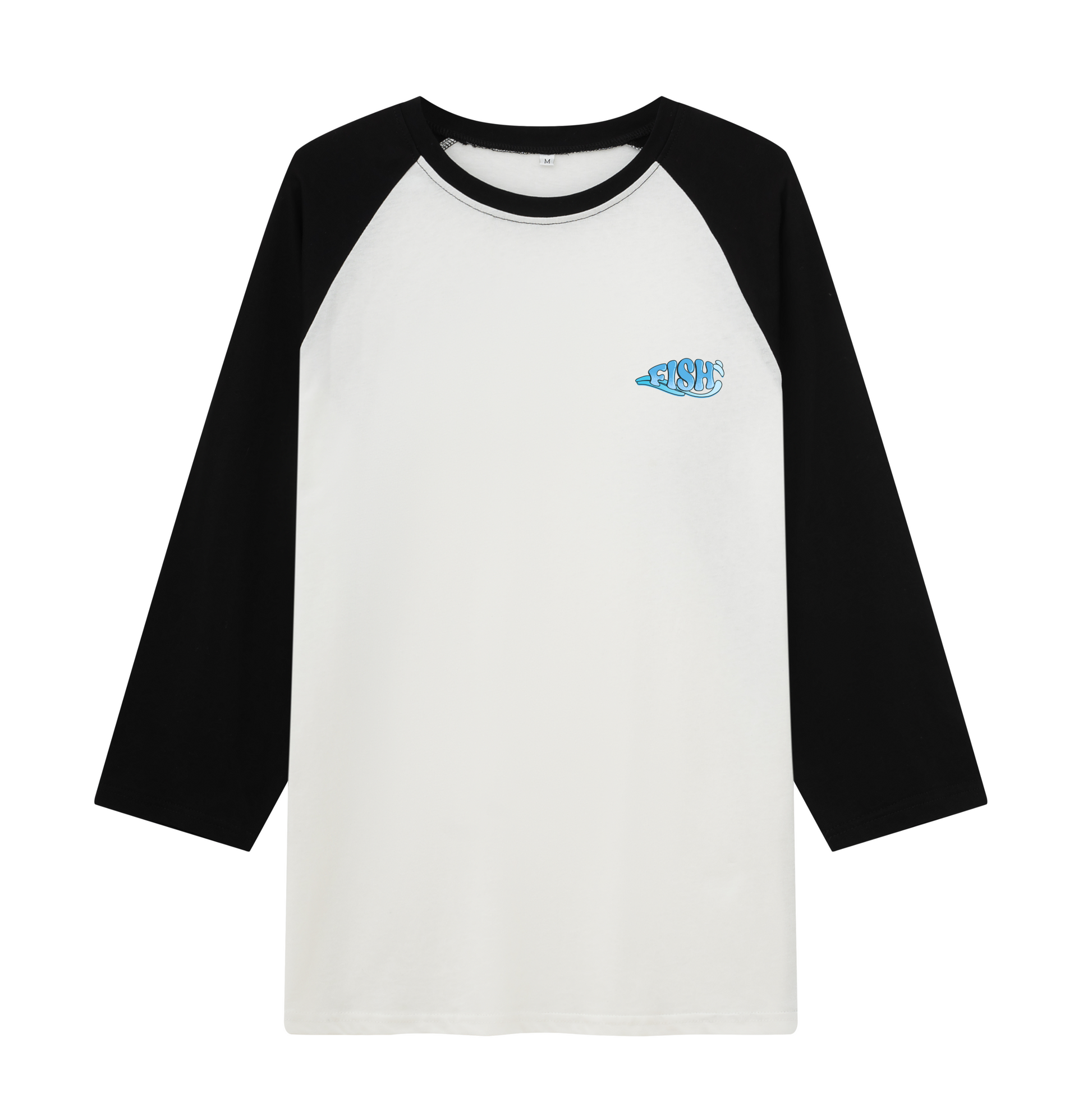 Born To Fish Raglan Long Sleeve Tops