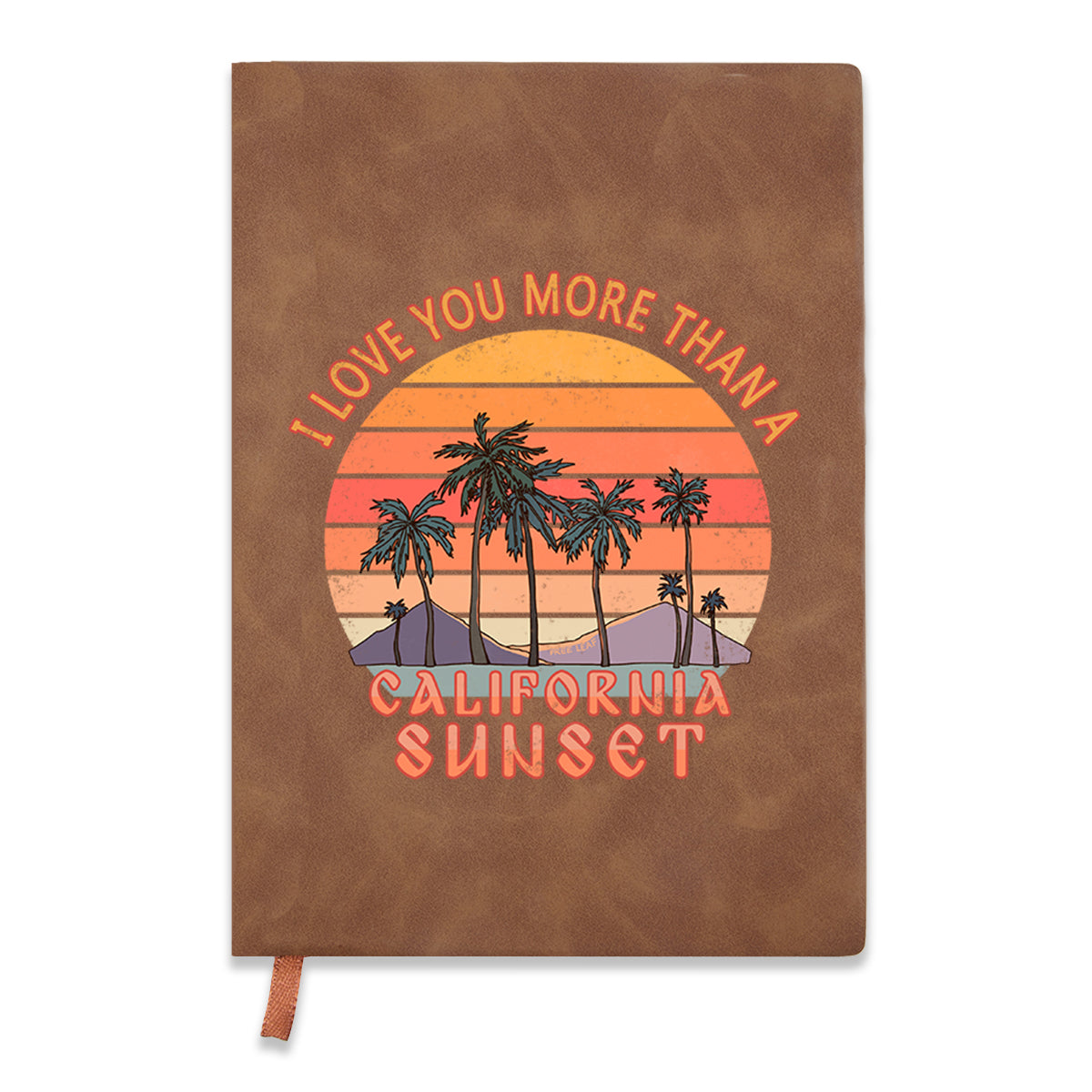 Freeleaf Sunset Reverie Vintage Leather Journal Notebook