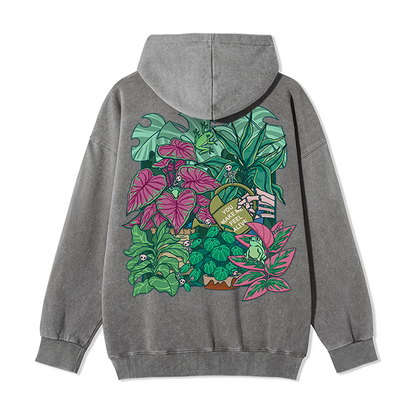 Freeleaf You Make Me Feel Alive Back-printed Unisex Nature Inspired Fleece Full-Zip Hoodie