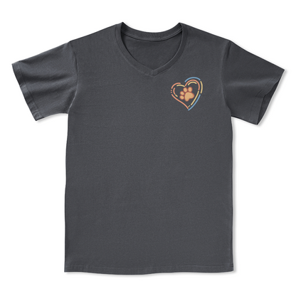 Freeleaf Heart of Wilderness Camping Unisex V-neck Tee