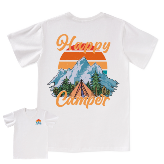 Happy Camper V-neck Tee