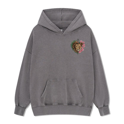 Freeleaf Wild at Heart Love Untamed Unisex Back-printed Hoodie