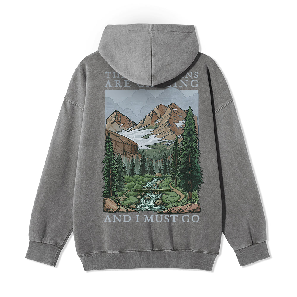 Freeleaf The Mountains Are Calling Unisex Fleece Full-Zip Hoodie