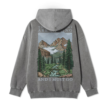 Freeleaf The Mountains Are Calling Unisex Fleece Full-Zip Hoodie