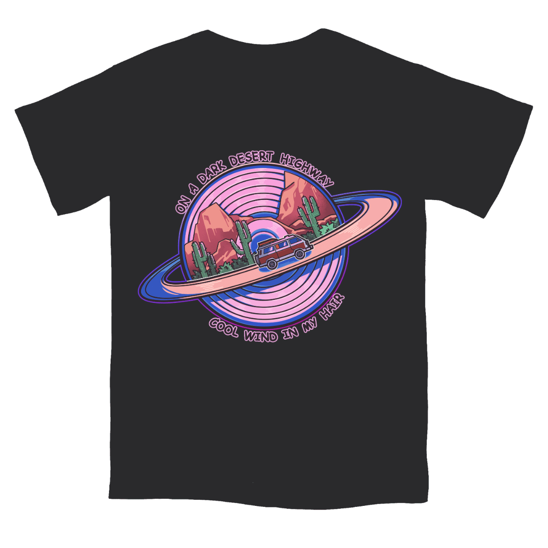 On A Dark Desert Highway Tee