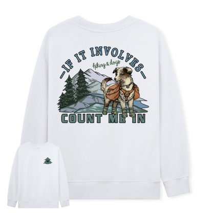 Hiking & Dogs Adventure Sweatshirt