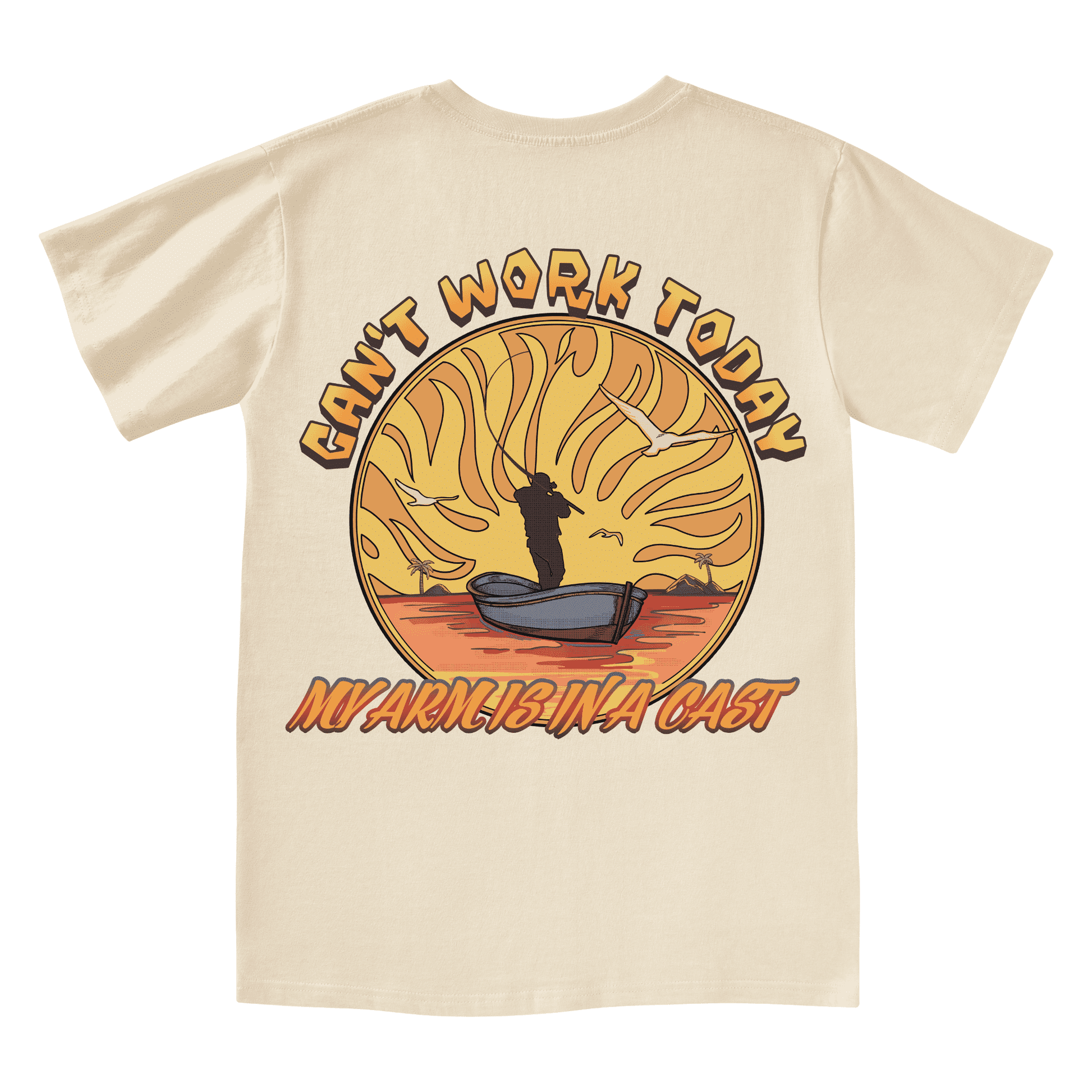 Can't Work Today V neck Tee