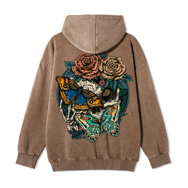 freeleaf-floral-skull-unisex-fleece-full-zip-hoodie