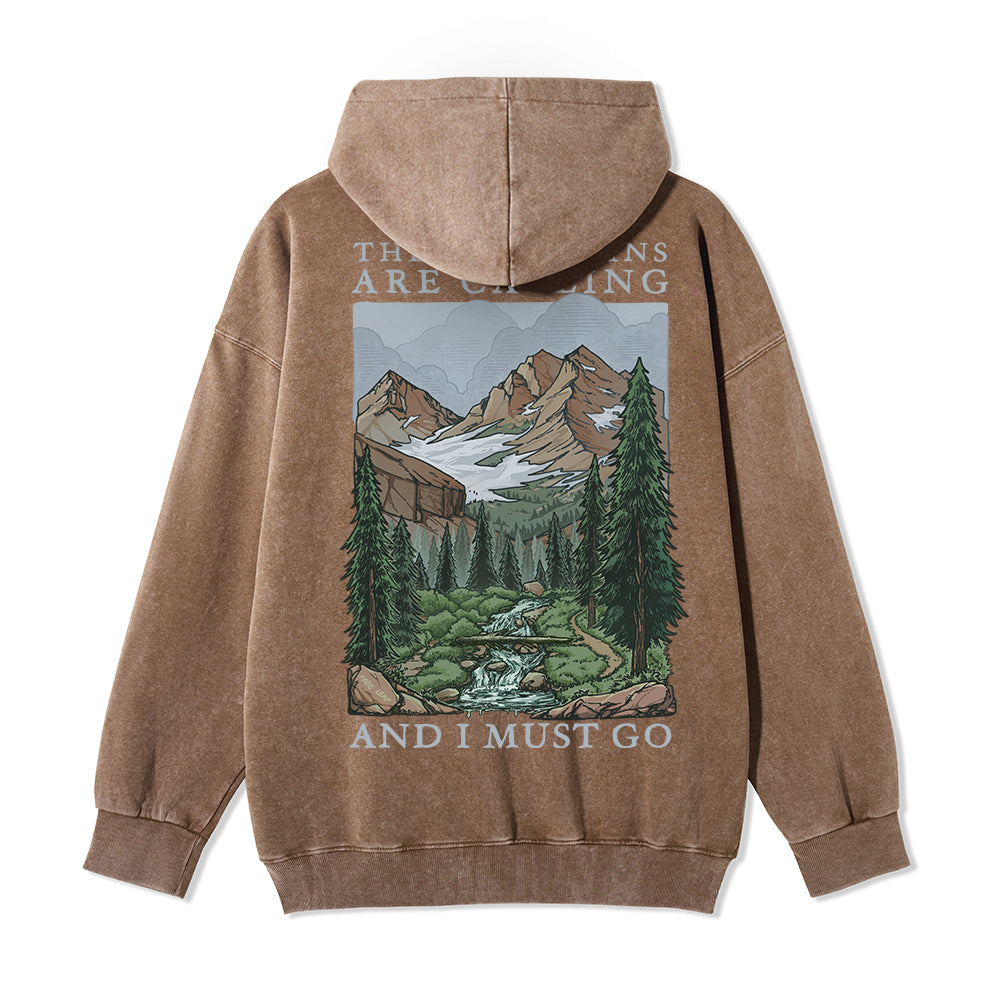 Freeleaf The Mountains Are Calling Unisex Fleece Full-Zip Hoodie