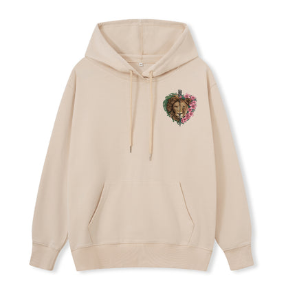 Freeleaf Wild at Heart Love Untamed Unisex Back-printed Hoodie