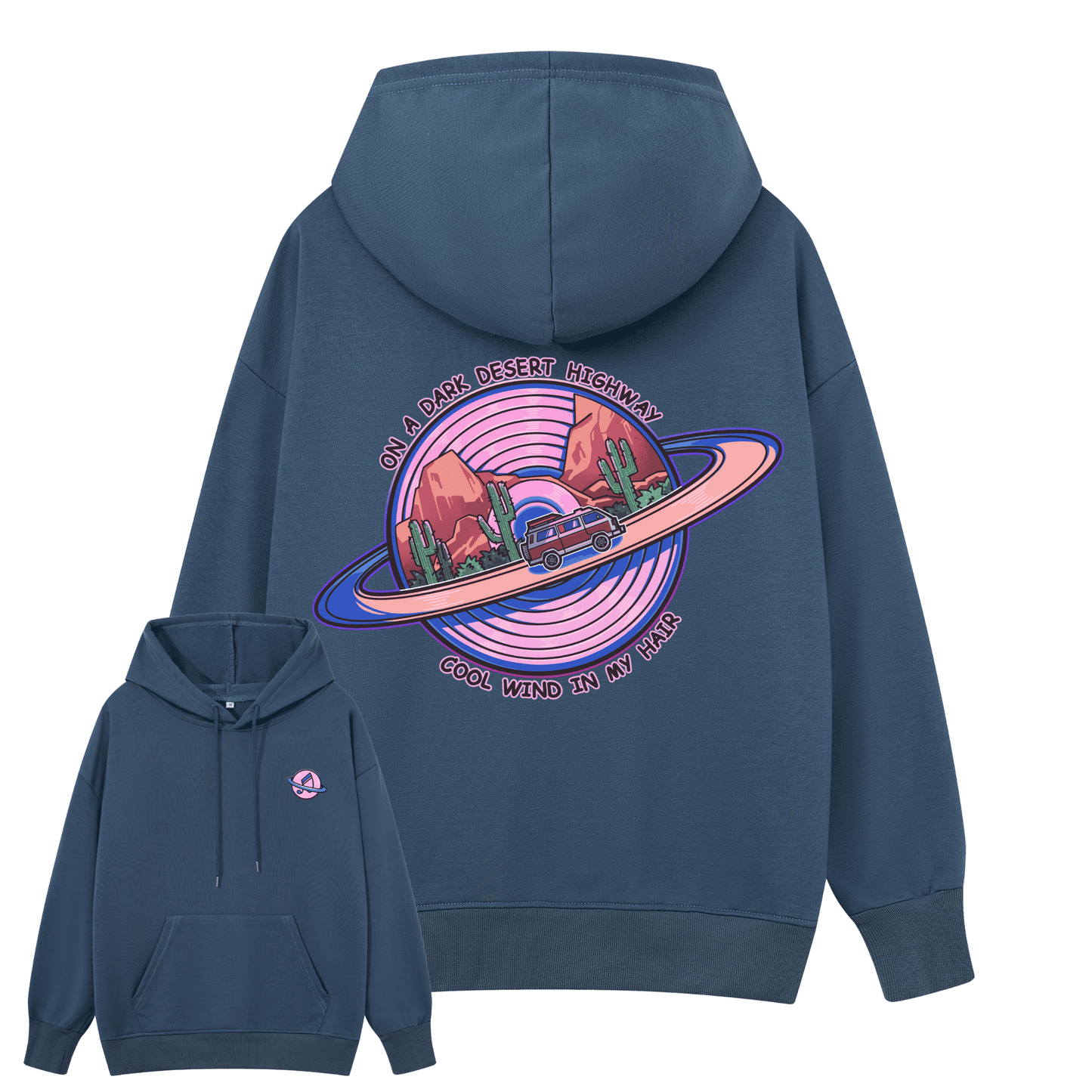 On A Dark Desert Highway Hoodie