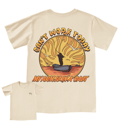 Can't Work Today V neck Tee