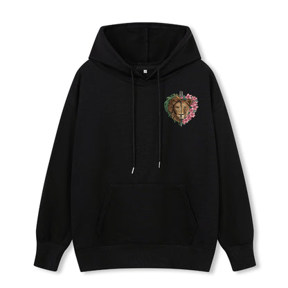 Freeleaf Wild at Heart Love Untamed Unisex Back-printed Hoodie