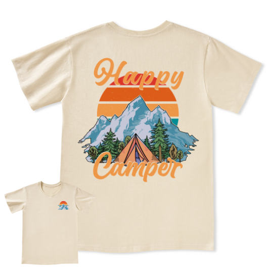 Happy Camper V-neck Tee