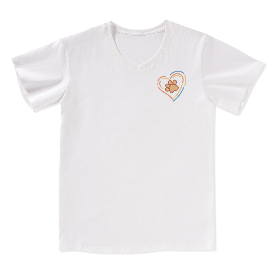 Freeleaf Heart of Wilderness Camping Unisex V-neck Tee