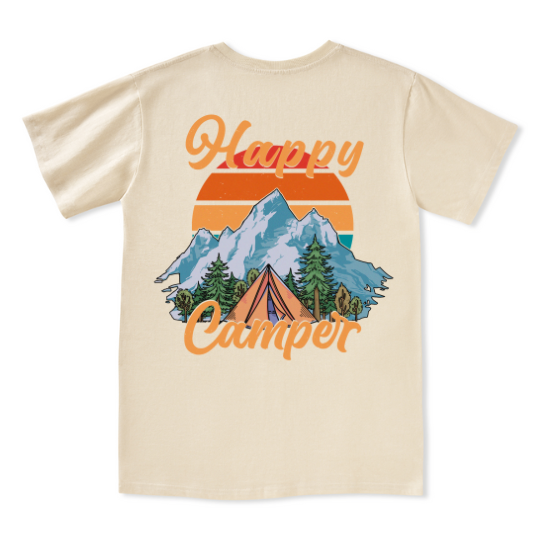 Happy Camper V-neck Tee