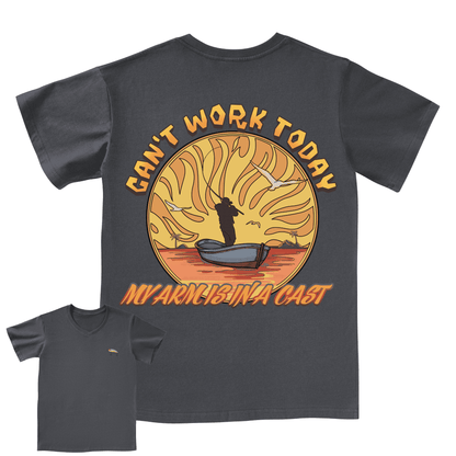 Can't Work Today V neck Tee