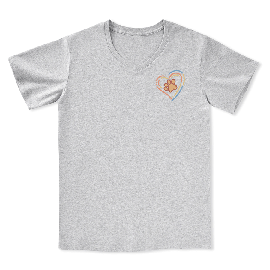 Freeleaf Heart of Wilderness Camping Unisex V-neck Tee