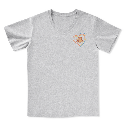 Freeleaf Heart of Wilderness Camping Unisex V-neck Tee