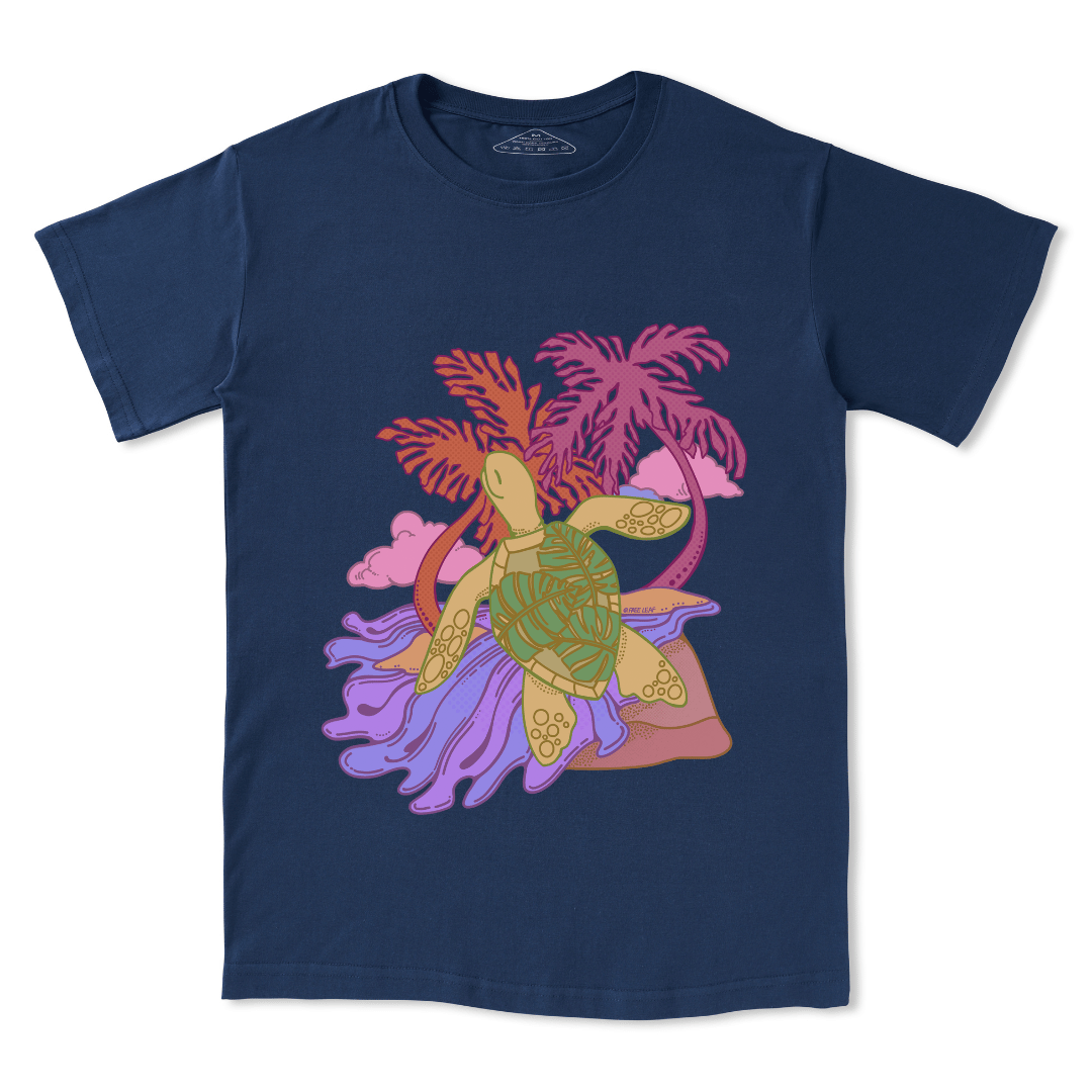 Hawaiian Green Sea Turtle Front-printed Tee