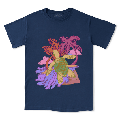 Hawaiian Green Sea Turtle Front-printed Tee