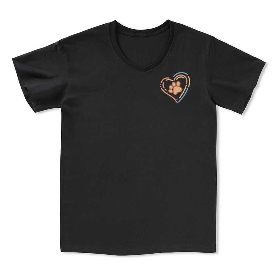 Freeleaf Heart of Wilderness Camping Unisex V-neck Tee