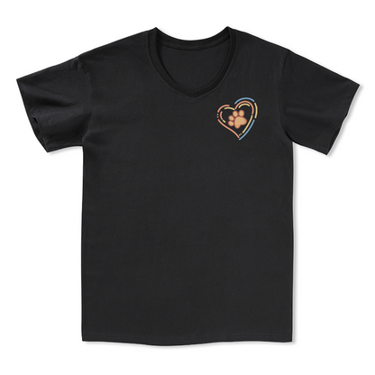 Freeleaf Heart of Wilderness Camping Unisex V-neck Tee