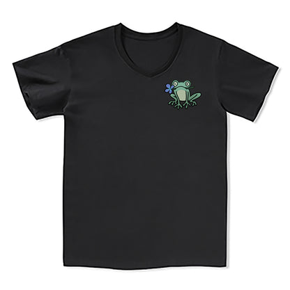 Freeleaf Rebirth in Bloom Unisex Nature Inspired V-neck Tee